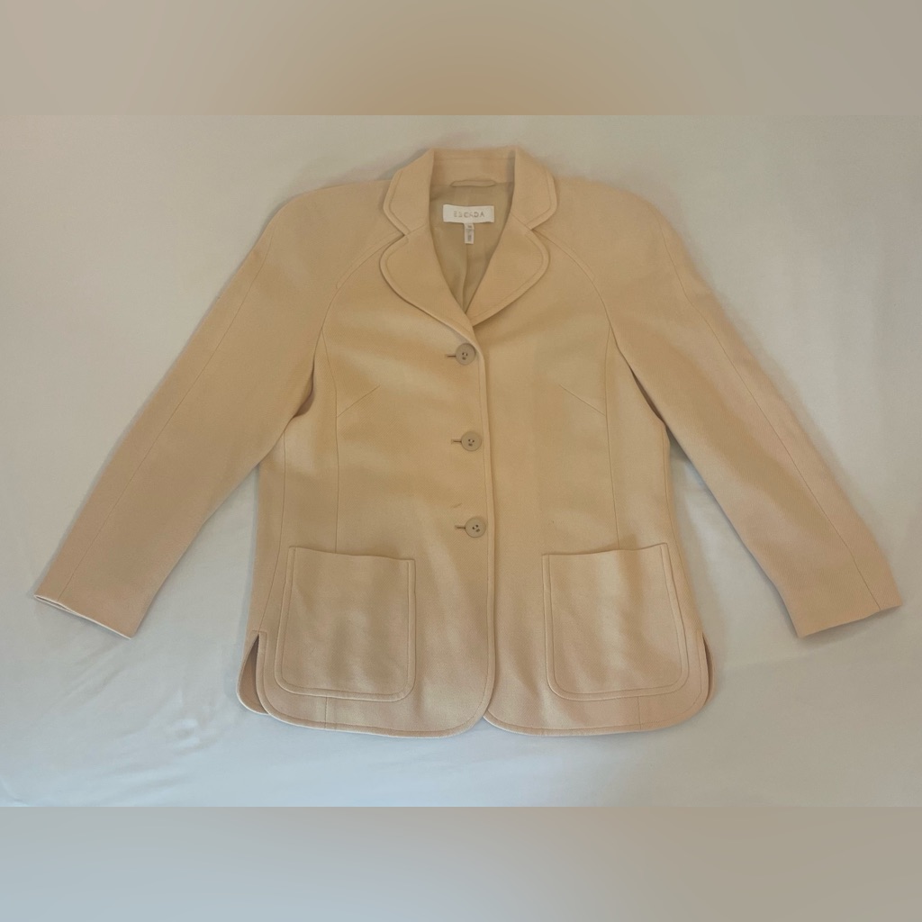 Vintage Escada Cashmere And Silk Blazer